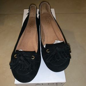 Black Aldo Flats